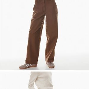 Wilfred Free Ascendant Pant Aritzia Mocha Browm